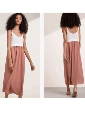Aritzia Wilfred Bisous Silk Dress